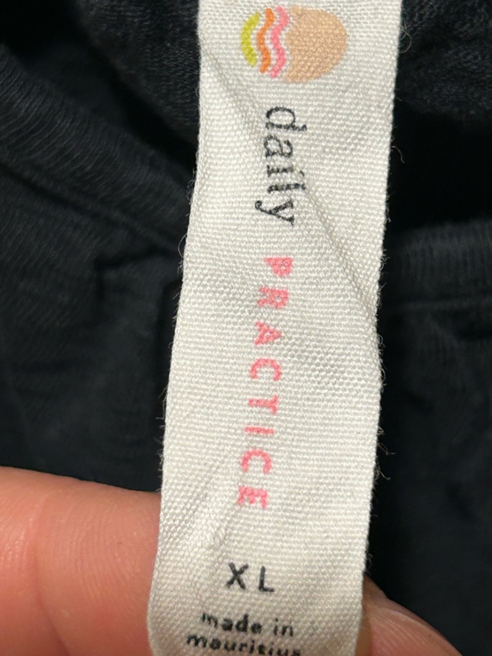 Anthropologie Daily Practice Cap-Sleeve Dress Black , XL - Picture 13 of 14